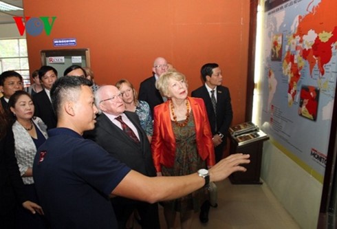 Der irische Präsident besucht die zentralvietnamesische Provinz Quang Tri - ảnh 1